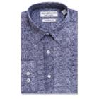 Men's Nick Graham Everywhere Modern-fit Stretch Dress Shirt, Size: S 34/35, Dark Blue