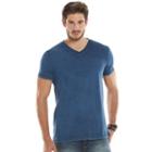 Big & Tall Rock & Republic Coverstitch Tee, Men's, Size: 3xl Tall, Dark Blue