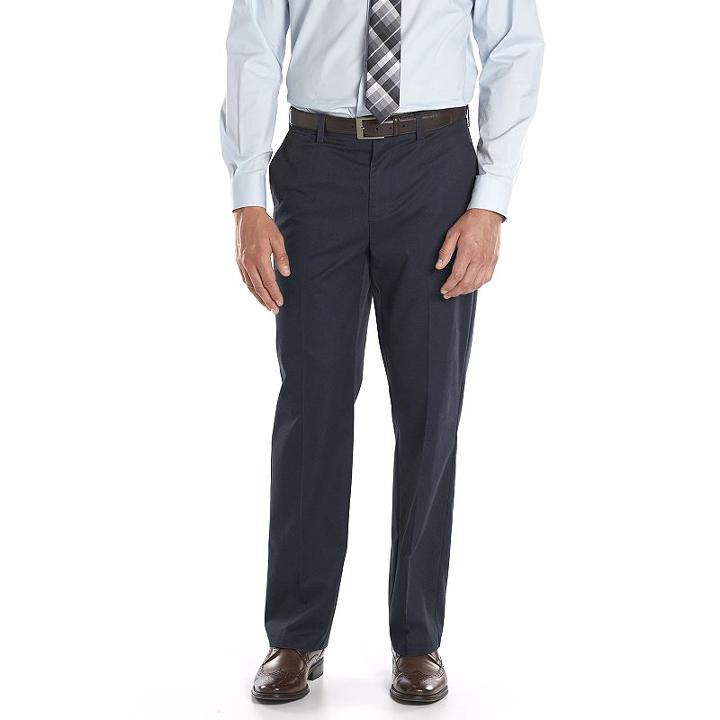 Men's Apt. 9&reg; Modern-fit Performance Stretch Chino Flat-front Pants, Size: 30x29, Blue