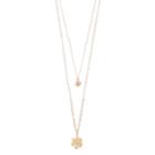 Lc Lauren Conrad Long Double Strand Flower Pendant Necklace, Women's, White