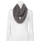 Apt. 9&reg; Triangle Foiled Infinity Scarf, Women's, Med Beige