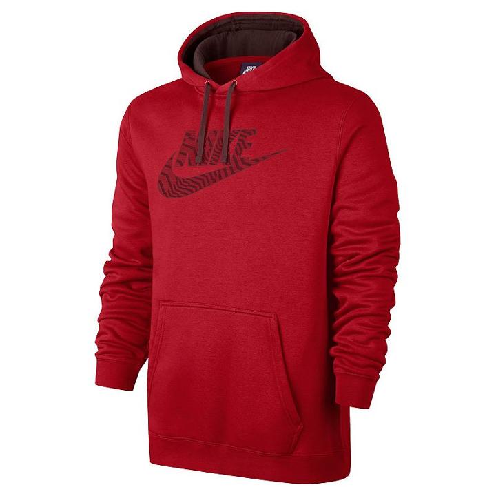 Men's Nike Futura Hoodie, Size: Xxl, Dark Pink