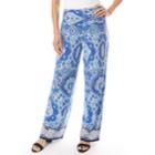Women's Apt. 9&reg; Print Palazzo Pant, Size: Small, Turquoise Medallion