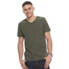 Men's Urban Pipeline&reg; Ultimate V-neck Fashion Tee, Size: Large, Med Green