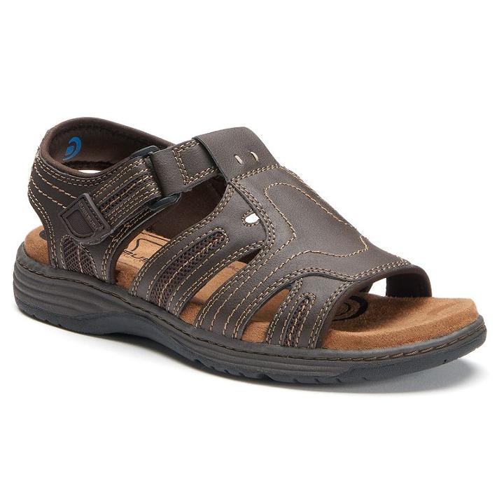 Nunn Bush Bali Men's Sandals, Size: Medium (9), Med Brown