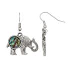 Believe In Elephant Nickel Free Drop Earrings, Women's, Multicolor