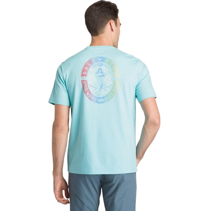 Men's Izod Nautical Graphic Tee, Size: Xl, Blue
