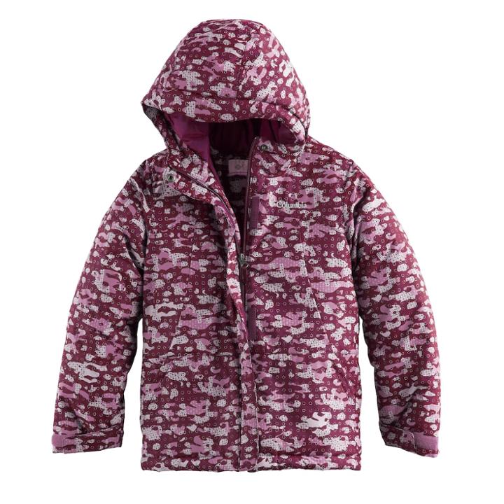 Girls 7-18 Columbia Heavyweight Snowman Builder Jacket, Size: 18, Brt Purple
