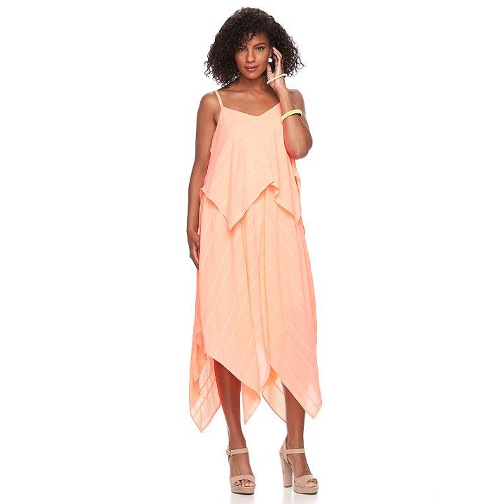 Women's Apt. 9&reg; Handkerchief Hem Shift Dress, Size: Xs, Yellow Oth
