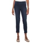 Women's Croft & Barrow&reg; Pull-on Ankle Jeans, Size: 4, Dark Blue