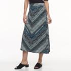 Petite Dana Buchman Slit Maxi Skirt, Women's, Size: M Petite, Med Grey