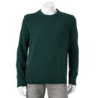 Big & Tall Croft & Barrow&reg; Classic-fit 5gg Crewneck Sweater, Men's, Size: 4xb, Dark Green