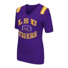 Women's Campus Heritage Lsu Tigers Distressed Artistic Tee, Size: Small, Drk Purple