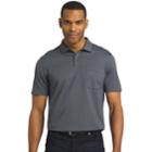 Men's Van Heusen Classic-fit Striped Jacquard Polo, Size: Small, Med Grey