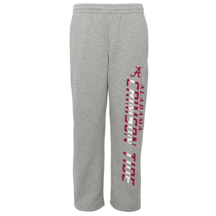 Boys 8-20 Alabama Crimson Tide Fleece Lounge Pants, Size: S 8, Grey