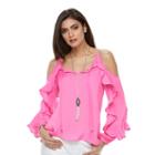 Women's Jennifer Lopez Cold-shoulder Ruffle Top, Size: Xxl, Brt Red