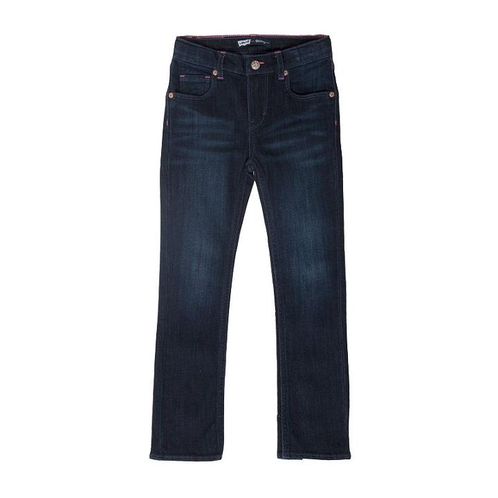 Girls 4-6x Levi's Heart Skinny Jeans, Girl's, Size: 6x Av/rg/m, Blue Other