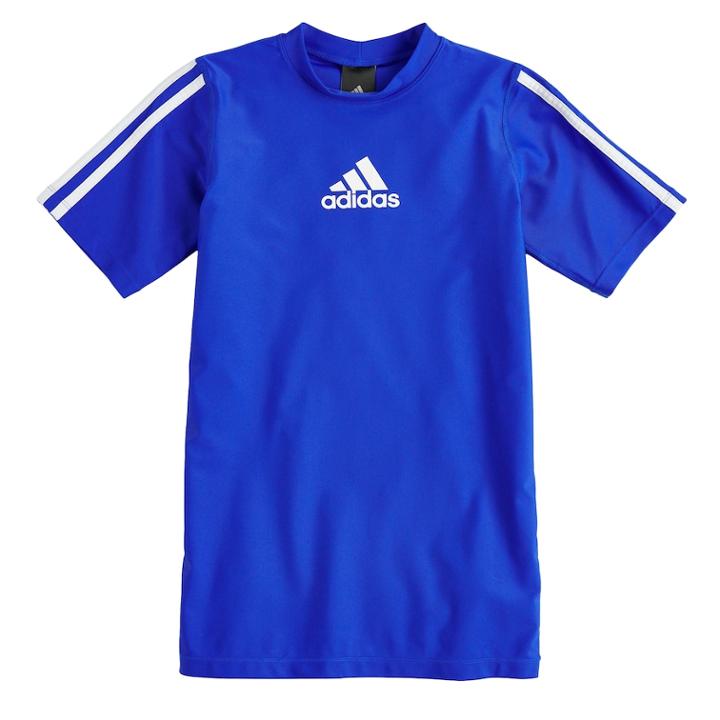 Boys 8-20 Adidas Swim Top, Size: Small, Blue (navy)