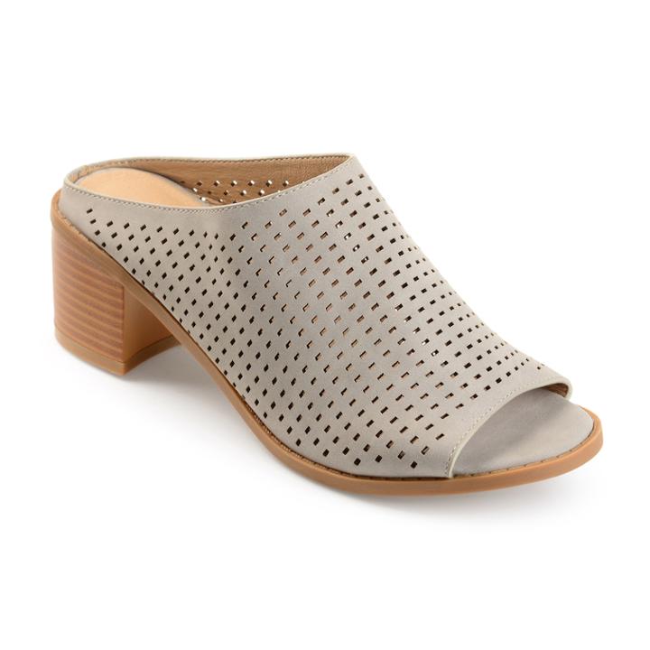 Journee Collection Ziff Women's Mules, Size: Medium (8), Grey