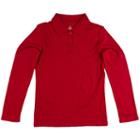 Girls 4-16 Chaps School Uniform Polo Shirt, Girl's, Size: 16, Red Other
