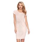 Women's Juicy Couture Glitter Twist T-shirt Dress, Size: Medium, Med Pink