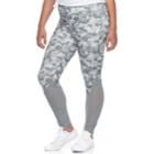 Juniors' Plus Size Her Universe Star Wars Mesh Camo Yoga Leggings, Teens, Size: 2xl, Light Grey