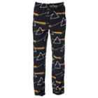 Men's Pink Floyd The Dark Side Of The Moon Lounge Pants, Size: Medium, Black