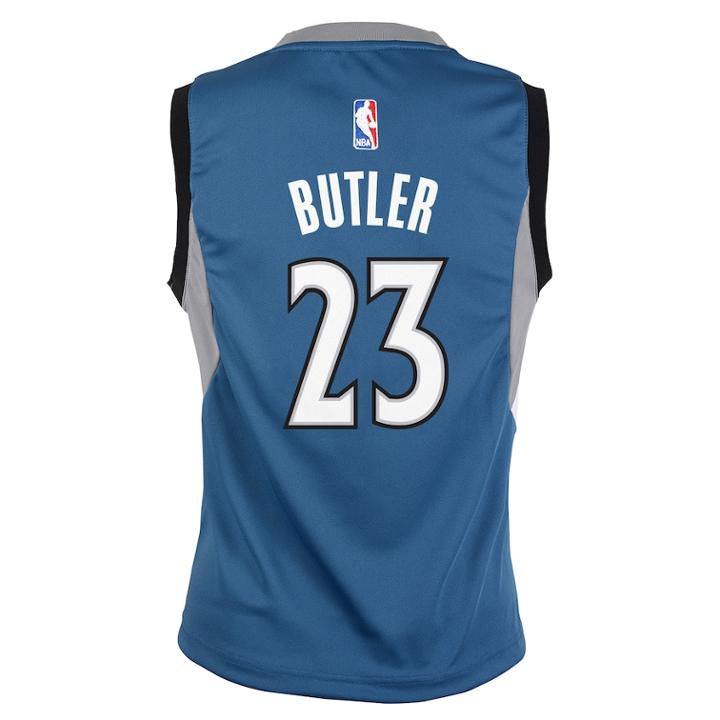 Boys 8-20 Minnesota Timberwolves Jimmy Butler Replica Alternate Jersey, Size: S 8, Blue