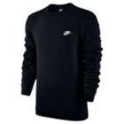 Men's Nike Club Crew Fleece, Size: Large, Grey (charcoal)