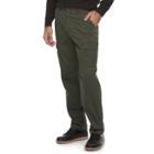Men's Marc Anthony Slim-fit Stretch Brushed Twill Cargo Pants, Size: 34x32, Green