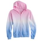 Girls 7-16 & Plus Size So&reg; Zip-up Hoodie, Size: 10, Light Blue
