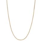 18k Gold Wheat Chain Necklace - 20 In, Women's, Size: 20, Yellow