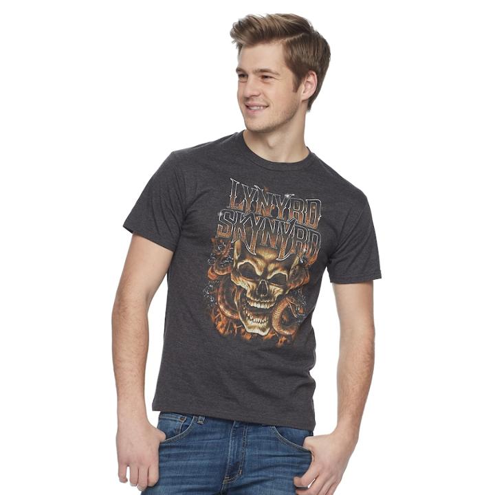 Men's Lynyrd Skynyrd Tee, Size: Xxl, Grey (charcoal)