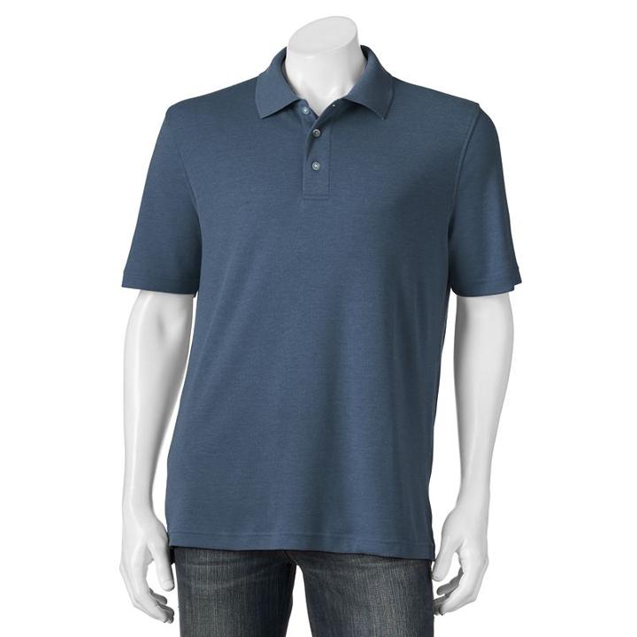 Men's Croft & Barrow&reg; Signature Polo, Size: Small, Blue