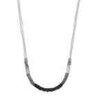 Simply Vera Vera Wang Long Ombre Square Bead Necklace, Women's, Multicolor