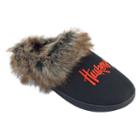 Women's Nebraska Cornhuskers Scuff Slippers, Size: Large, Black