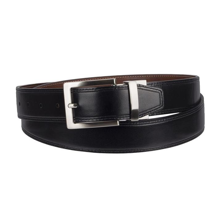Big & Tall Croft & Barrow&reg; Reversible Soft Touch Belt, Men's, Size: 46/48, Dark Brown