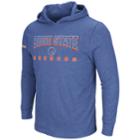 Men's Boise State Broncos Thermal Hooded Tee, Size: Medium, Dark Blue