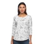 Women's Sonoma Goods For Life&trade; Tie-dye Crewneck Sweatshirt, Size: Xs, Med Grey