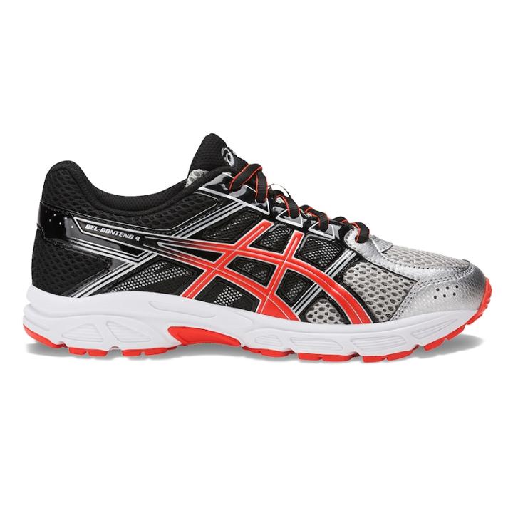 Asics Gel-contend 4 Grade School Boys' Running Shoes, Size: 5, Silver