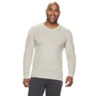 Big & Tall Sonoma Goods For Life&trade; Supersoft Modern-fit V-neck Tee, Men's, Size: L Tall, Med Beige