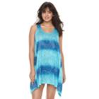 Women's Portocruz Ombre Pineapple Cover-up, Size: Medium, Blue