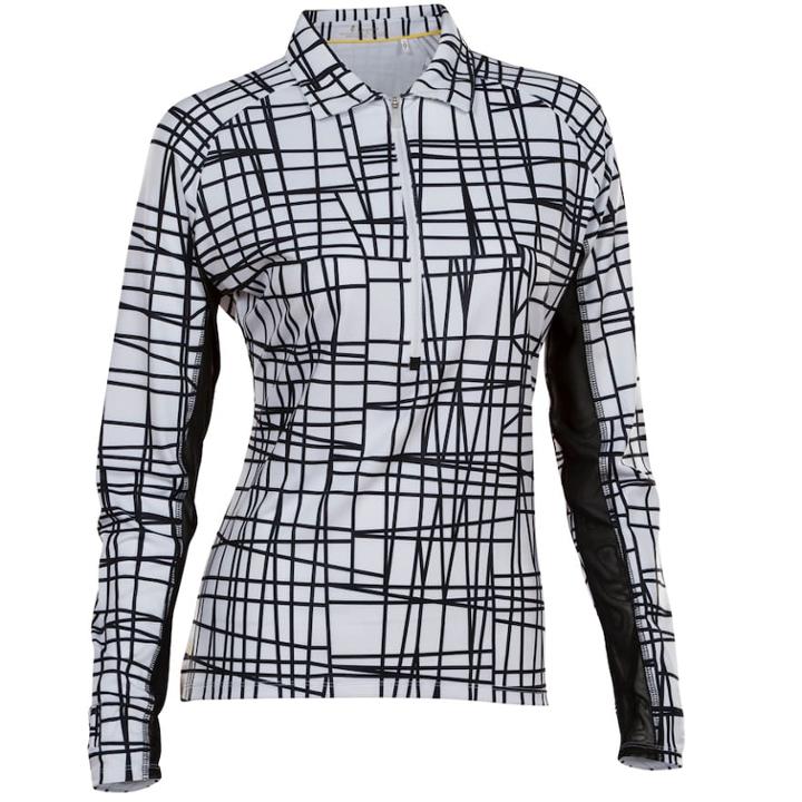 Women's Nancy Lopez Press Golf Pullover Top, Size: Small, White Oth