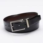 Apt. 9&reg; Saffiano Calf Grain Reversible Dress Belt - Men, Size: 42, Black