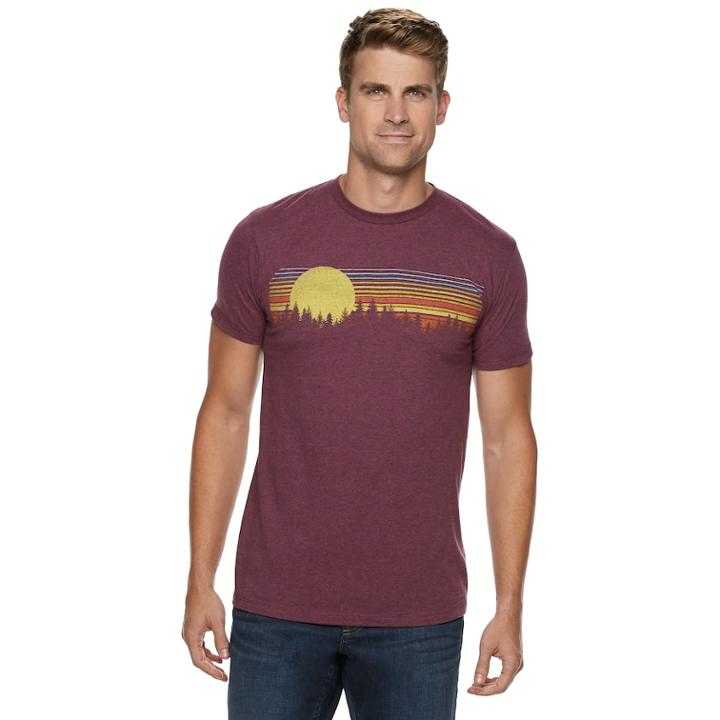 Men's Sonoma Goods For Life&trade; Outdoor Graphic Tee, Size: Xxl, Dark Red