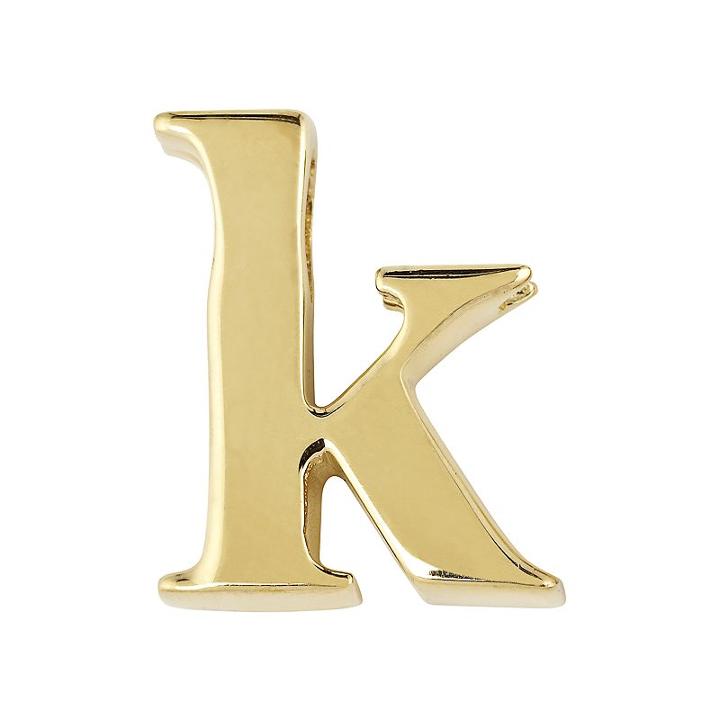 Sweet Sentiments 14k Gold Over Silver Initial Charm, Women's, Yellow