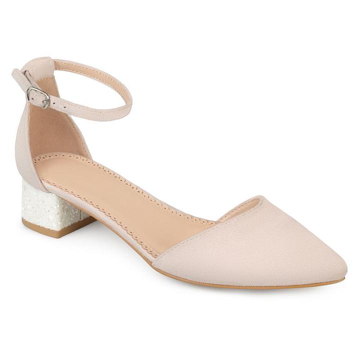 Journee Collection Maisy Women's High Heels, Size: Medium (6), Lt Beige