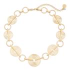 Dana Buchman Circle Collar Necklace, Women's, Gold