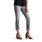 Petite Lee Cameron Easy Fit Crop Jeans, Women's, Size: 16 Petite, Light Grey