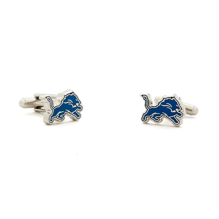 Detroit Lions Cuff Links, Men's, Blue
